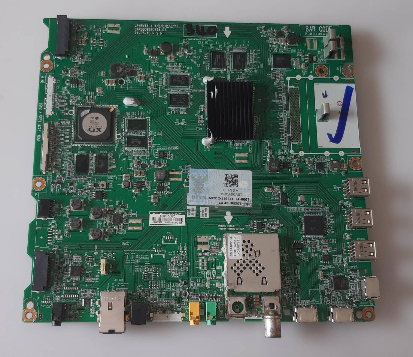 อันที่ 340 LG 42UB820T ซีสเตร็ม EAX66085703 ดีเทสแล้ว