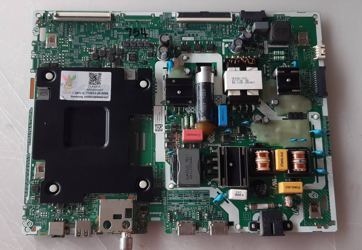อันที่ 754 Samsung UA55TU6900K ซีสเตร็ม BN9650973Z ML41A050666A ดีมีภาพจอแตก