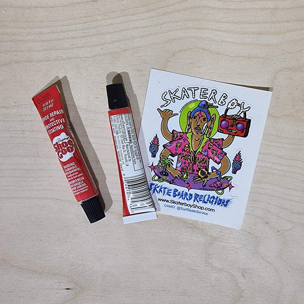 [0320][US] กาวซ่อมรองเท้าสเก็ต Shoe Goo รองเท้าขาด Ollie skateboard หลอดใหญ่ เล็ก