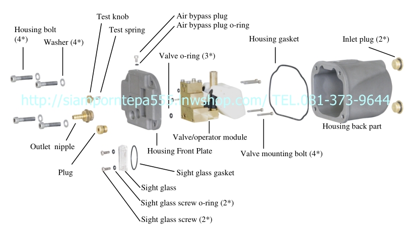 NUFORS-DC-1/2" Jorc Nufors DC ออโต้เดรน ขนาด 1/2" Pressure 3-16 Bar จาก เนเธอแลนด์ ทนทาน คุ้มสุด ส่งฟรีทั่วประเทศ