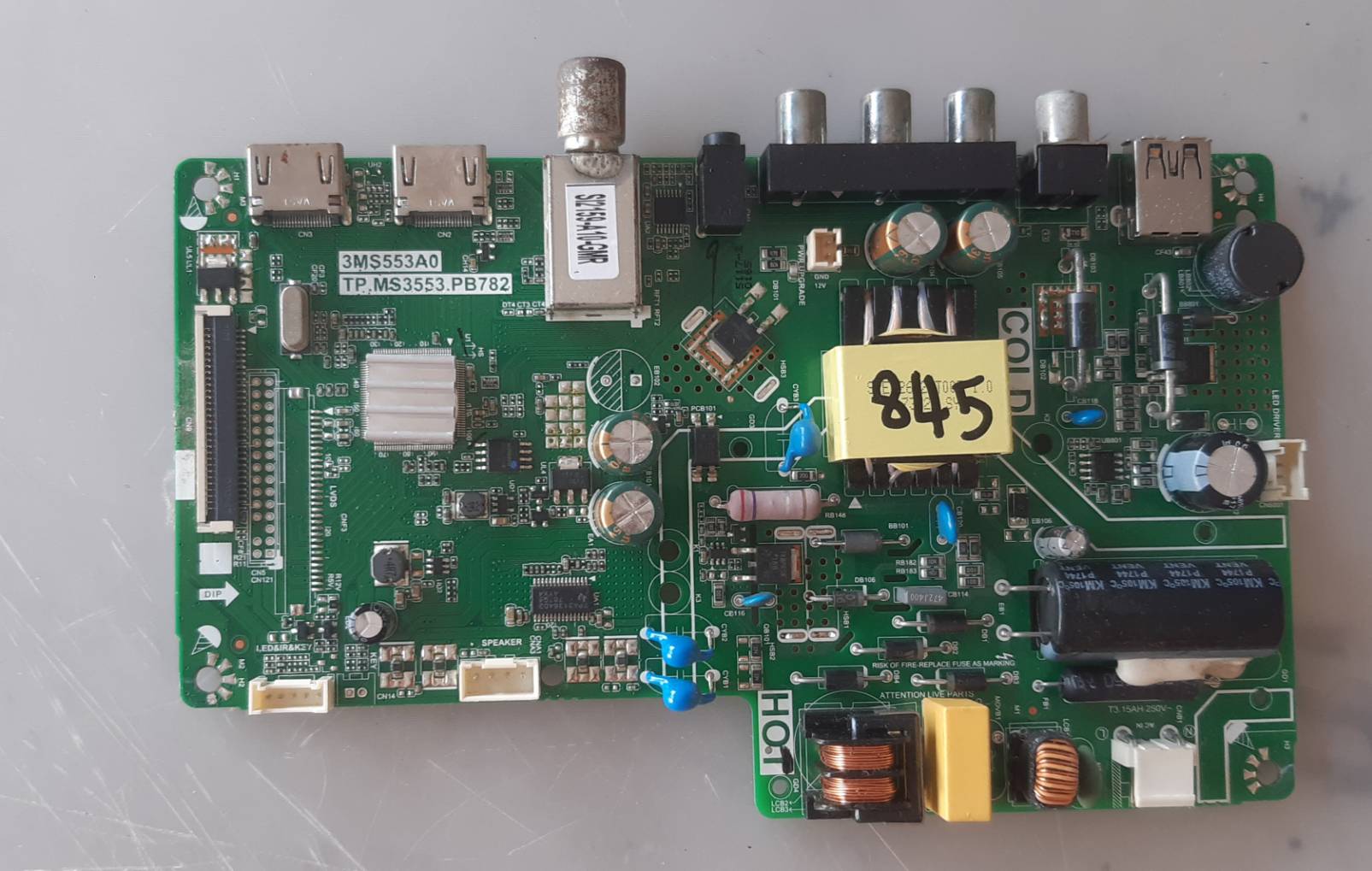อันที่ 845 ACONATIC AN-32DH800NS ซีสเตร็ม 3MS553A0 TP.MS3553.PB782 ดีเทสแล้ว