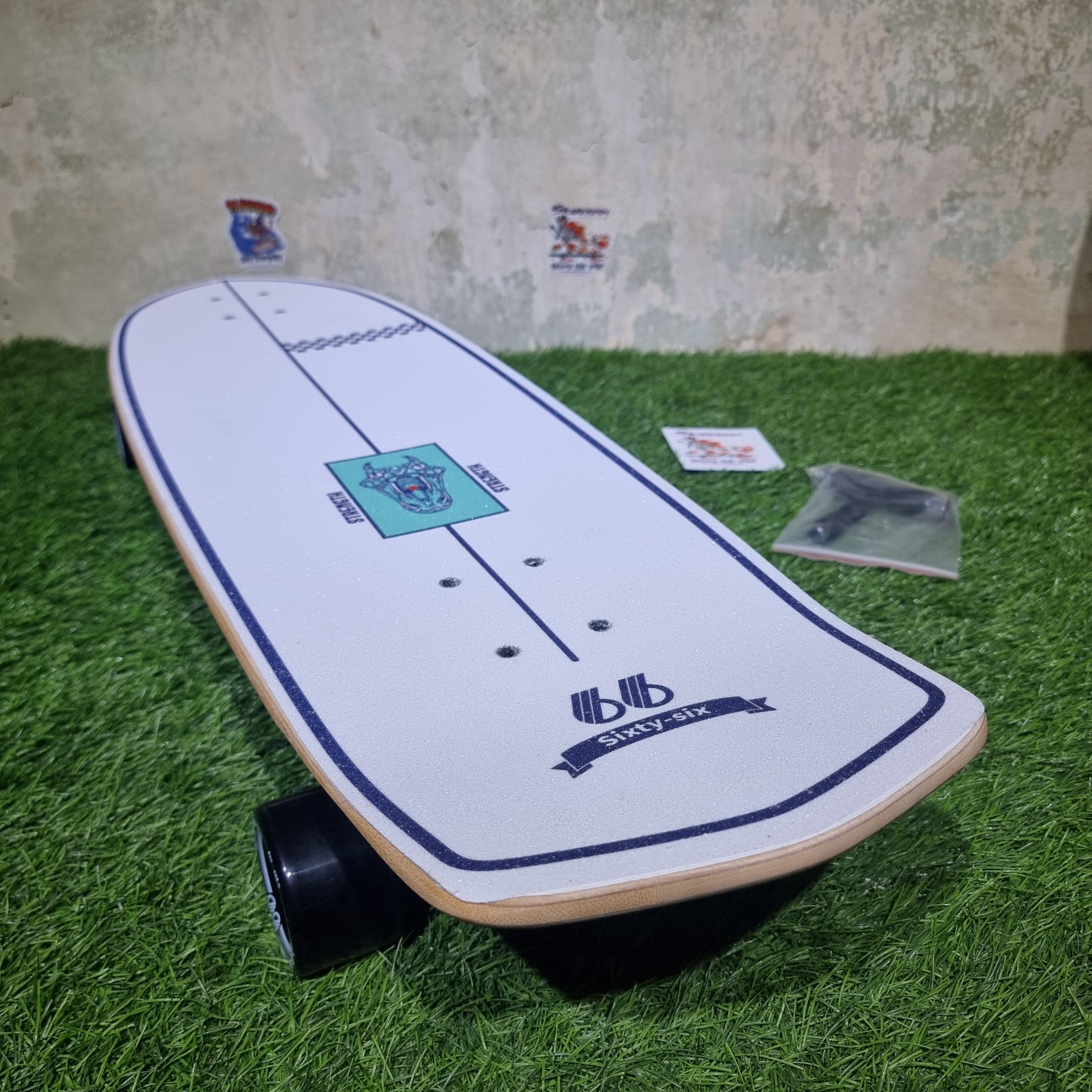 0202 Surfskate เซิร์ฟสเก็ต 66 sixty-six ขนาด 32-34" ทรัค บูชชิ่ง เล่นง่าย