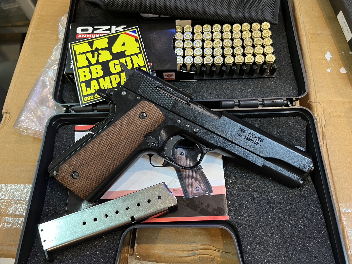 AKSA COLT 1911 ลาย Government สีดำ