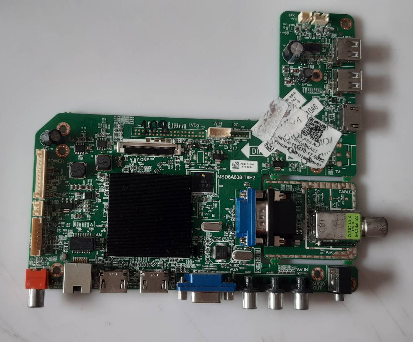 อันที่ 108 PHILPS 43PUT6002S ซีสเตร็ม MSD6A38-T8E2 ดีเทสแล้ว