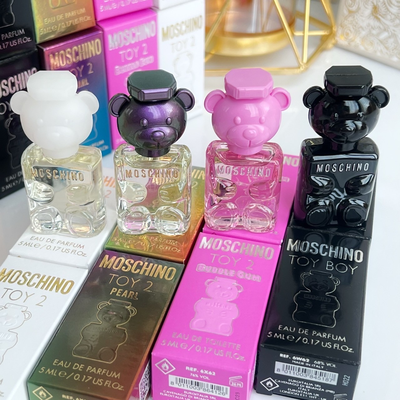 Moschino TOY Miniature Set 4 Pcs. หัวแต้ม