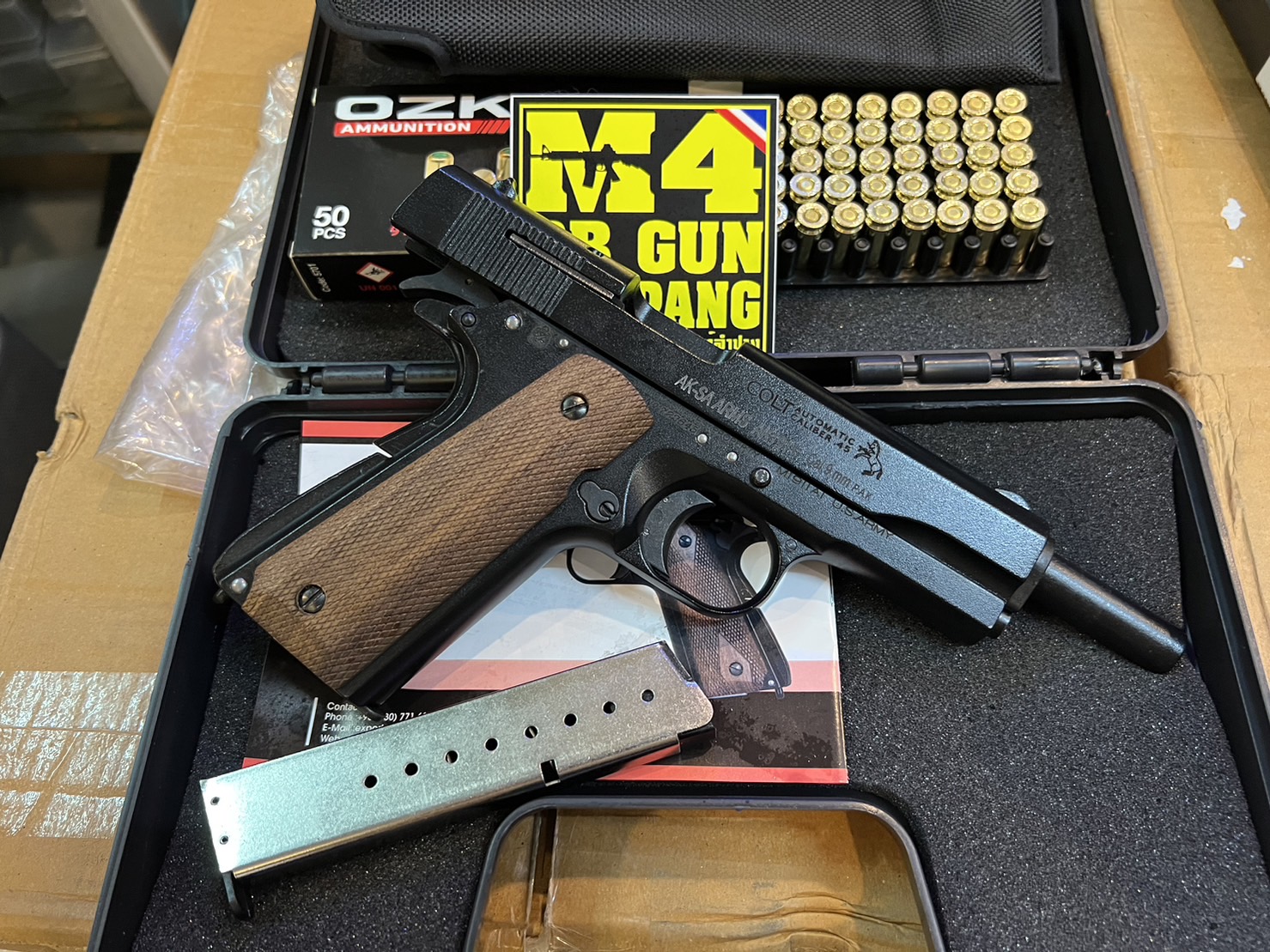 AKSA COLT 1911 ลาย Series 70 สีดำ