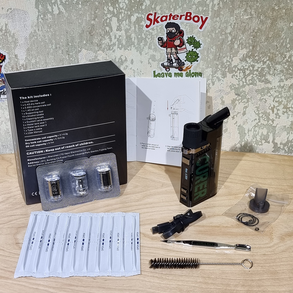 [1006] Electric water pipe บ้องไฟฟ้า 3หัว สำหรับ ดอก wax oil ใส่น้ำได้ ปรับองศาได้ ถอดล้างง่าย