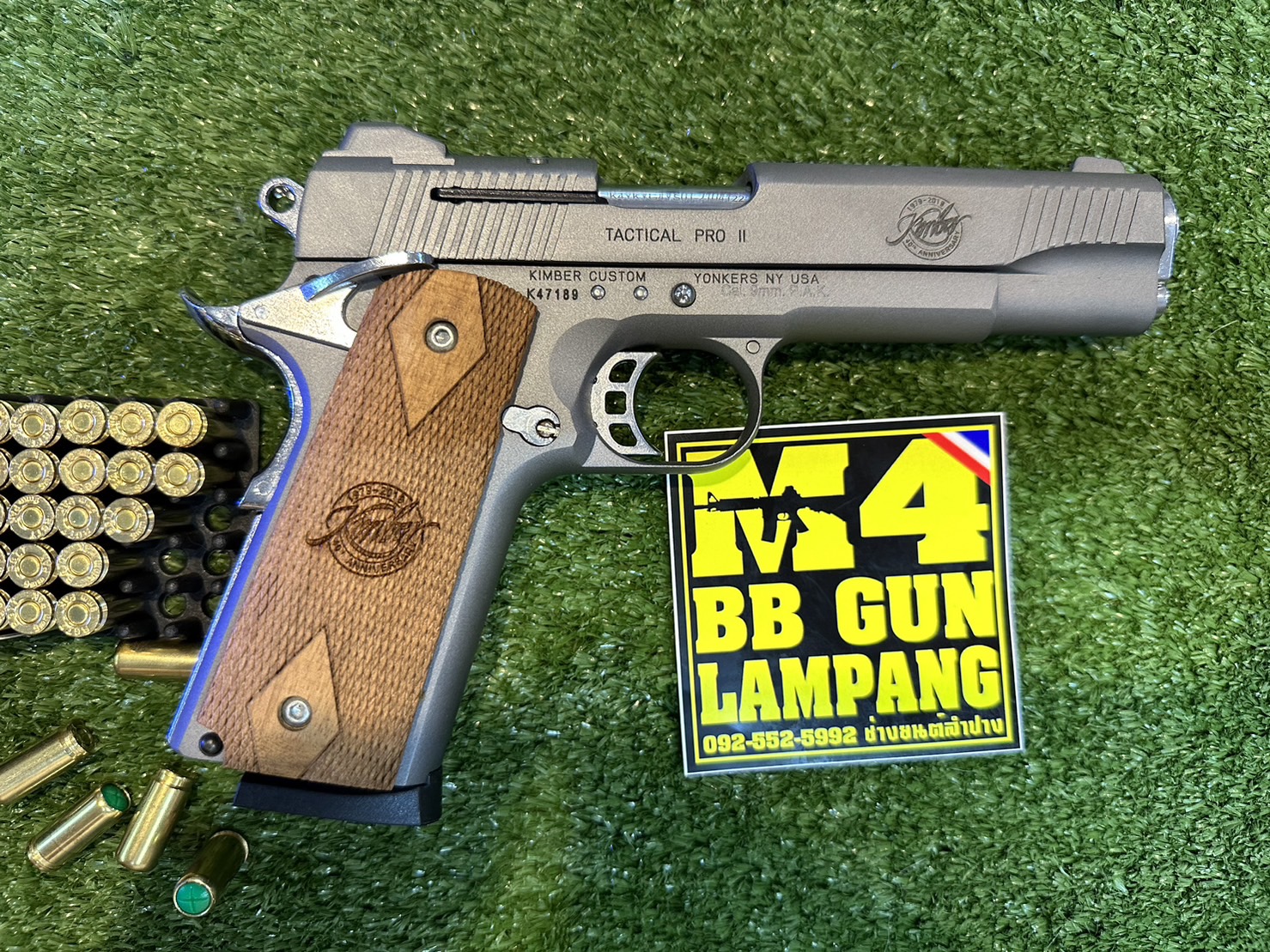 KUZEY M1911 ลาย KIMBER ลำกล้อง 5" สีสโมค