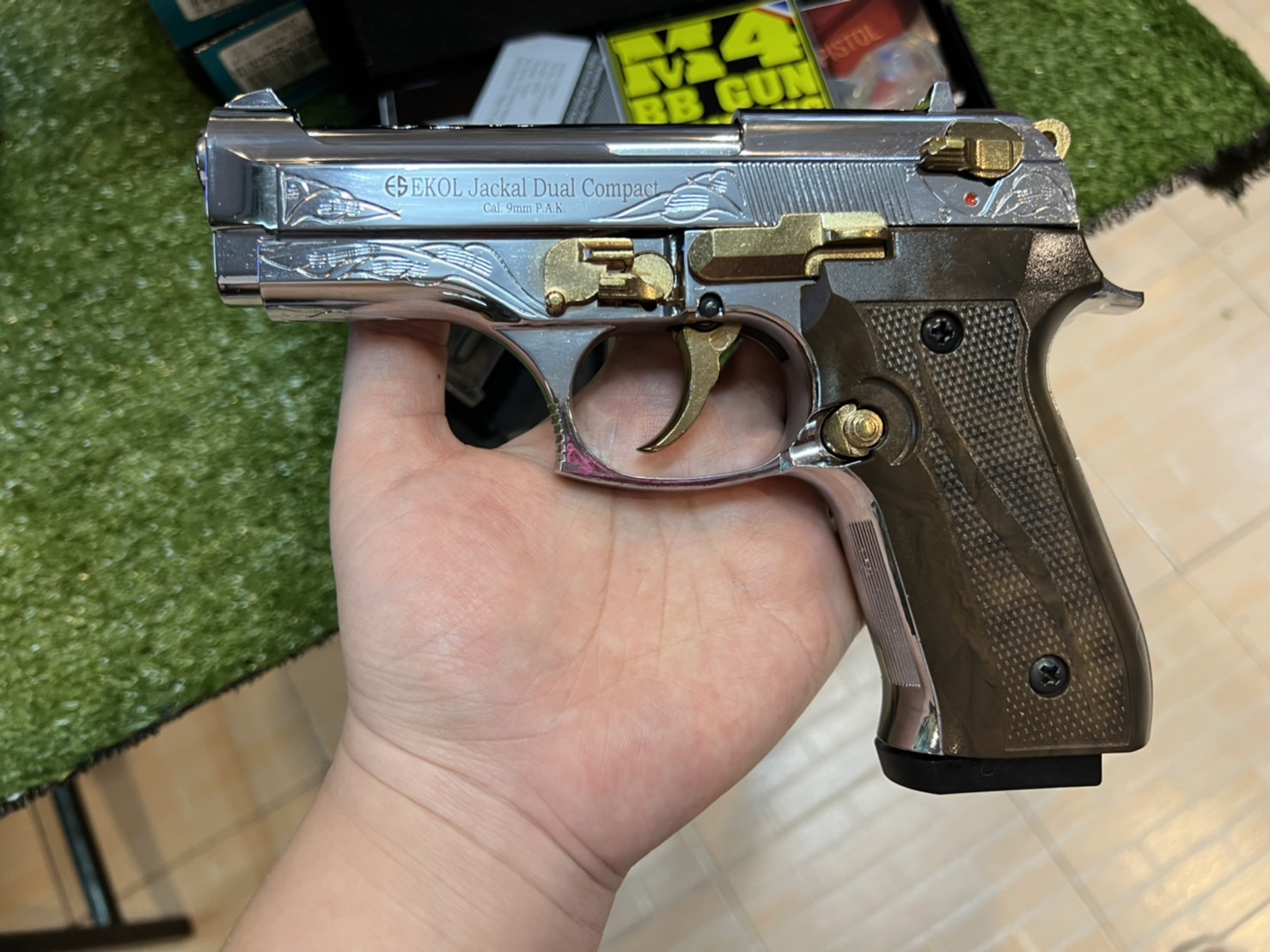 EKOL Jackal Dual Compact เงินเงา-ลายไทย-ไกรทอง