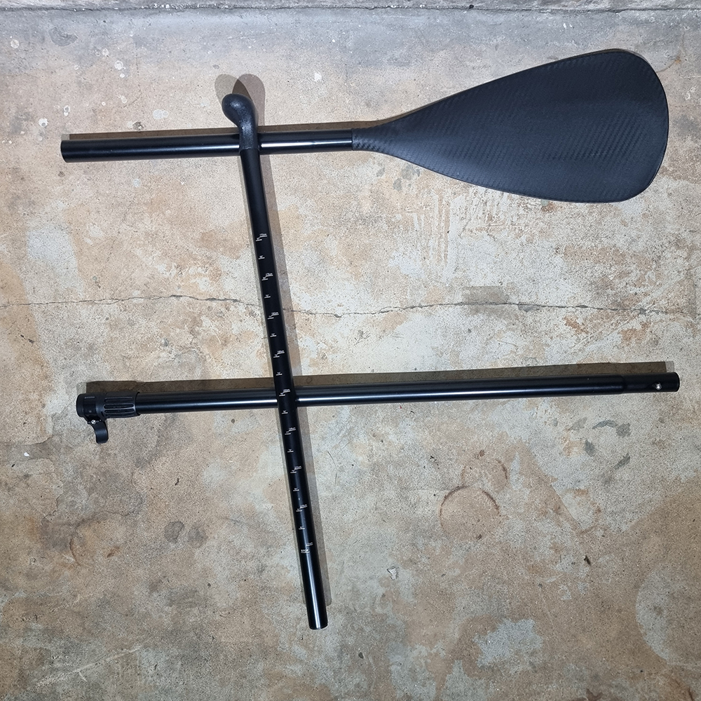 [0205] พายสำหรับ sup board วัสดุ aluminum alloy กระดานโต้คลื่น หัวเดียว ถอด พกพาได้ สามส่วน