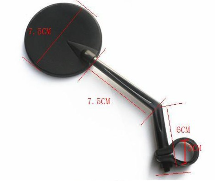 [0901] กระจกมองข้าง จักรยาน ติดแฮนด์ ใช้ได้ทั้งซ้ายและขวา กระจกจักรยานไฟฟ้า E bike mirror