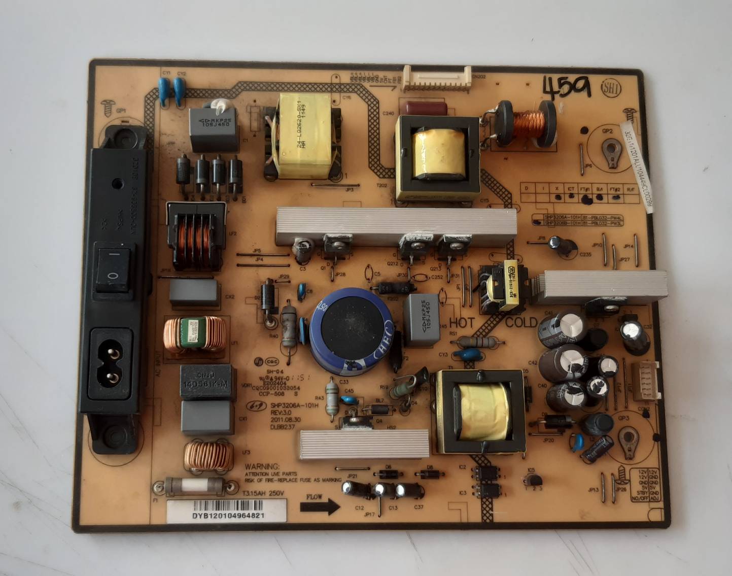 อันที่ 459 TCL L32E11 ซัฟฟลาย CQC09001033054 SHP3206B-101H ดีเทสแล้ว