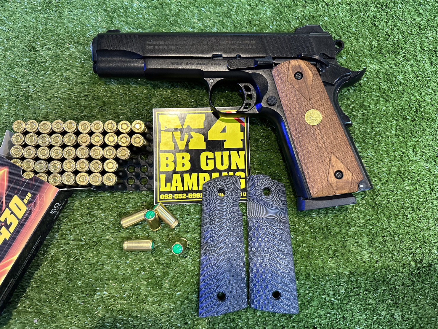 KUZEY M1911 ลาย 100 YEARS ลำกล้อง 5" ดำ