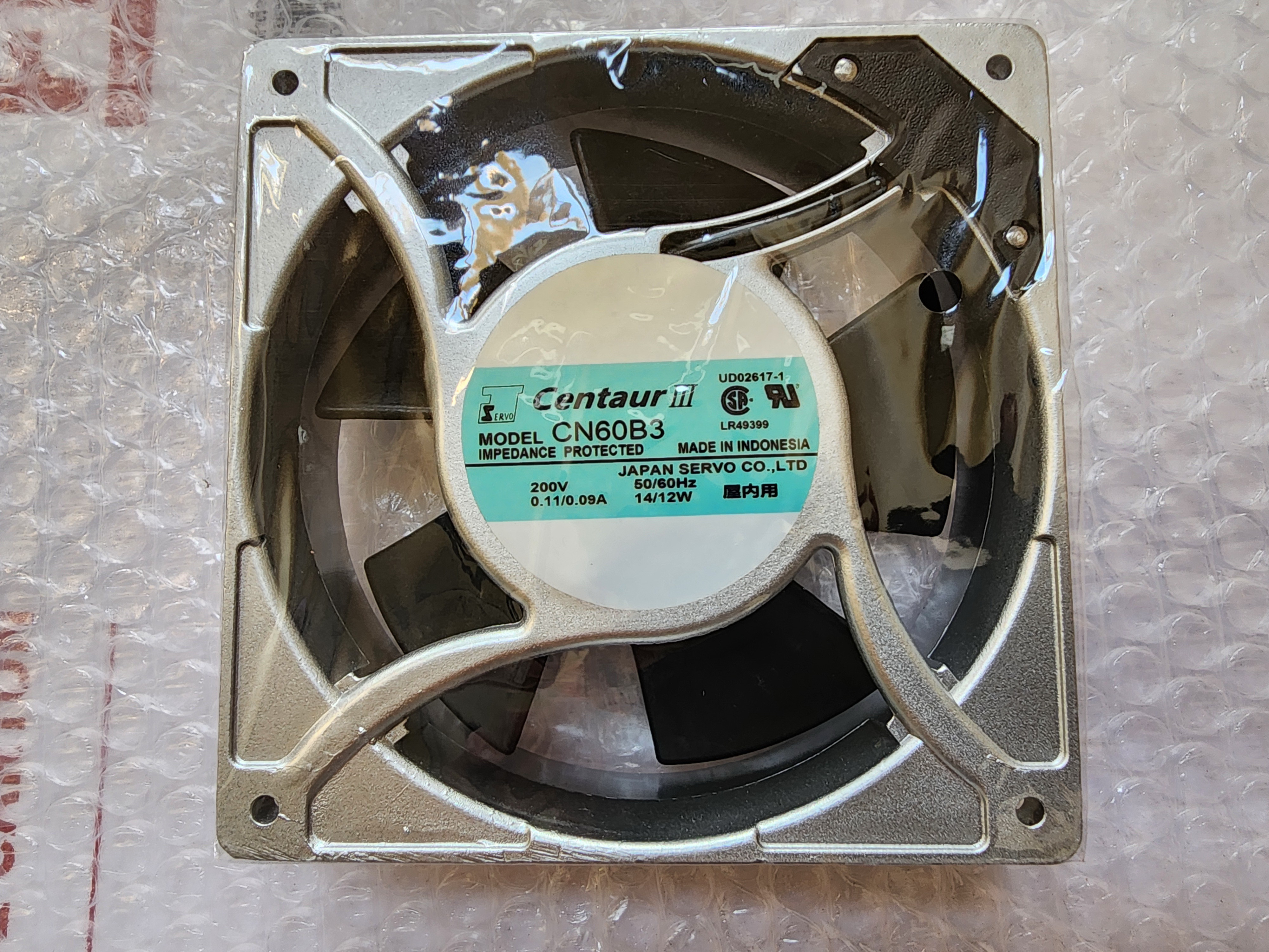 พัดลม AC 200V CN60B3 