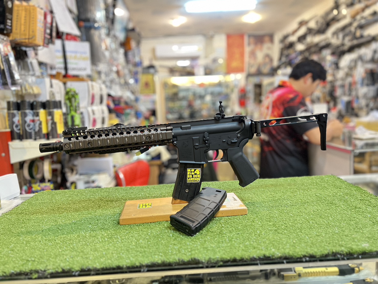 E&C 603-1 S2 : MK18 MOD1 ท้ายพับ Jmac บอดี้โลหะ Gen 2