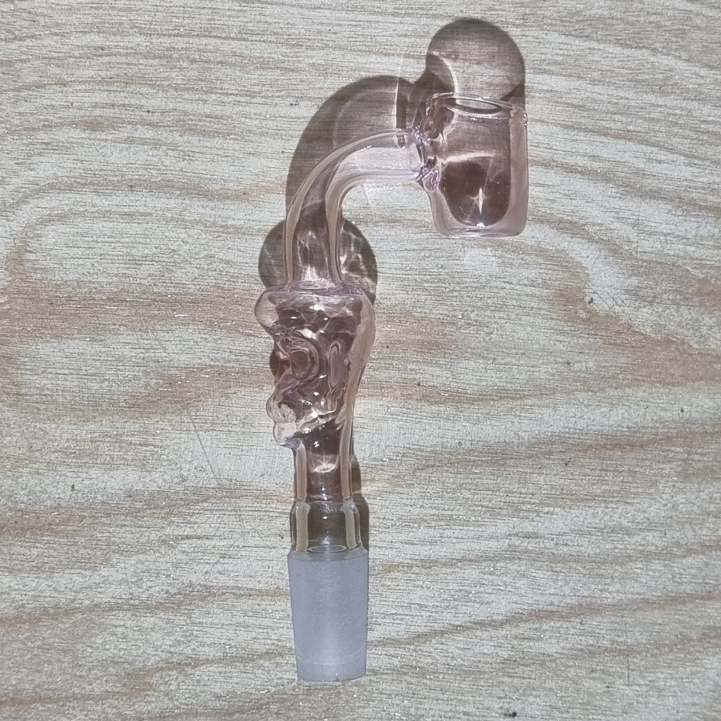 [1005] บัวผัน Wax Dab hash ขนาด 14mm ลงสี ลายกระโหลก ทรงกระบอก