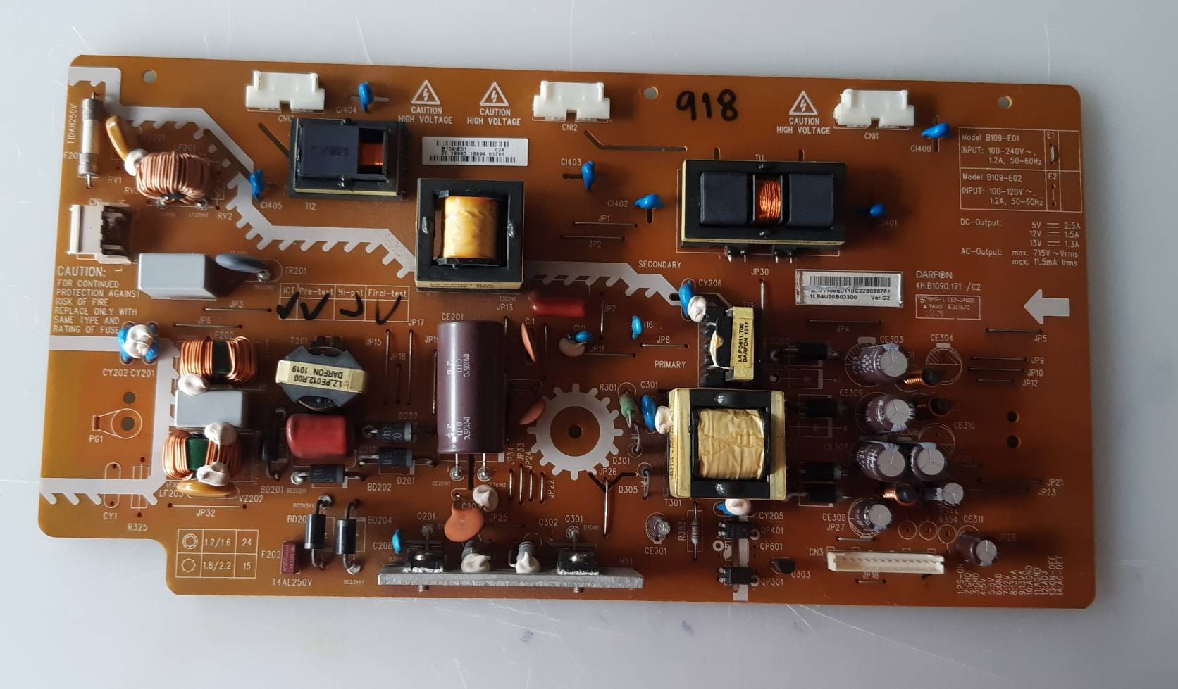 อันที่ 918 SANYO LCD-24K40 ซัฟฟลาย 4H.B1090.171 B109 ดีเทสแล้ว