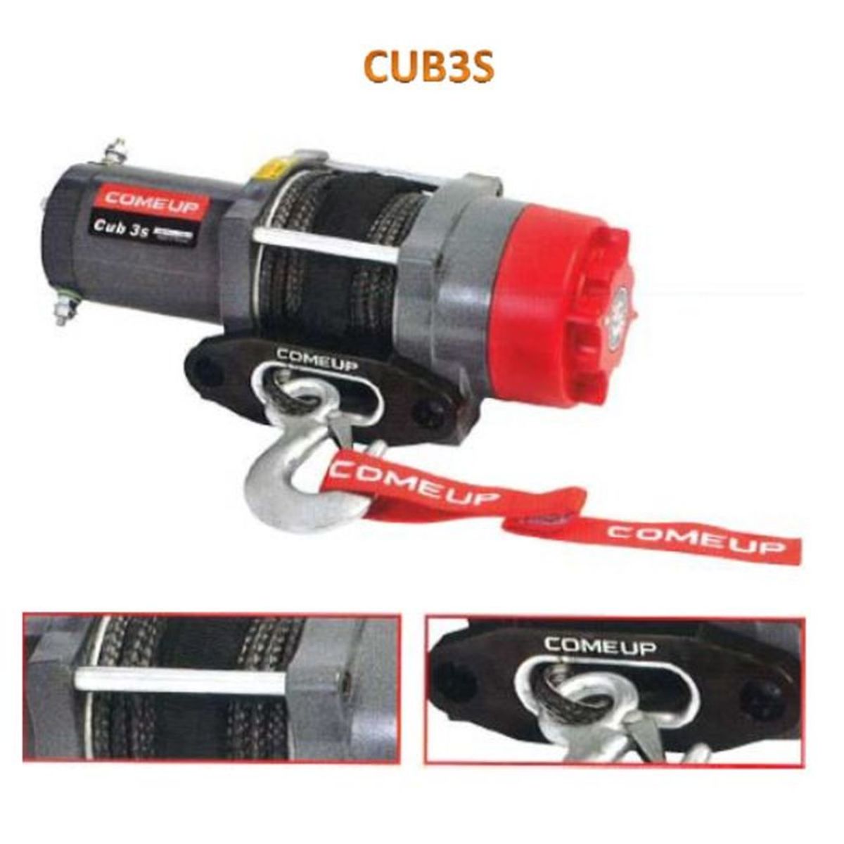 รอกกว้านสลิง วิ้นซ์ไฟฟ้า COMEUP รุ่น CUB3S AT/4WD 12V