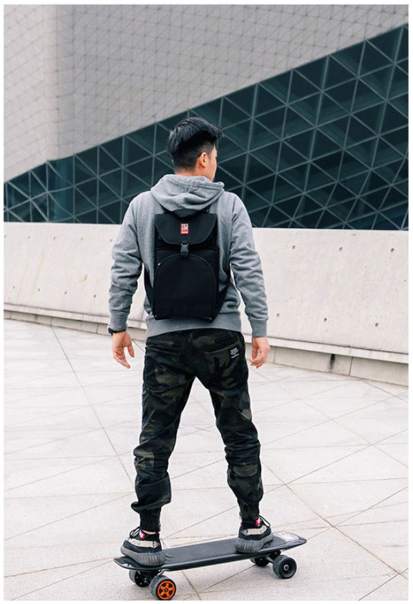 [0319][ลด50%] กระเป๋า สเก็ตบอร์ดไฟฟ้า สะพายหลัง พับเก็บได้ 3ขนาด skateboard backpack bag