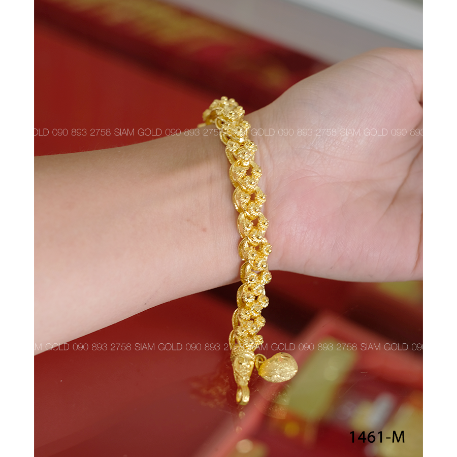 สร้อยข้อมือ เลสพิกุล 2 บ. (M)