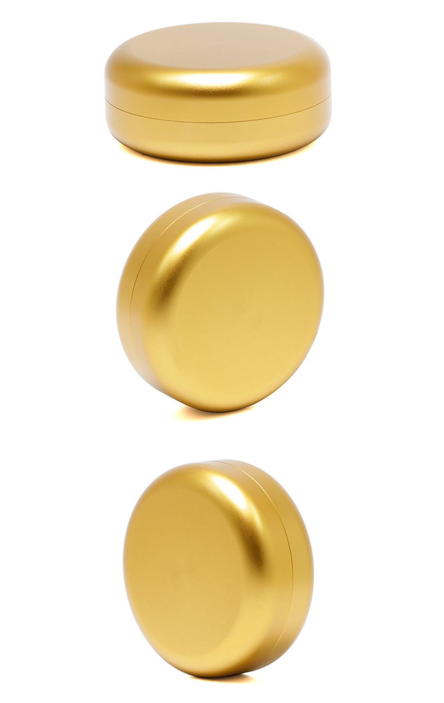 [1003] กล่องเก็บสมุนไพร กลม 2ขนาด Aluminum กันชื้น กันฝุ่น เก็บยา