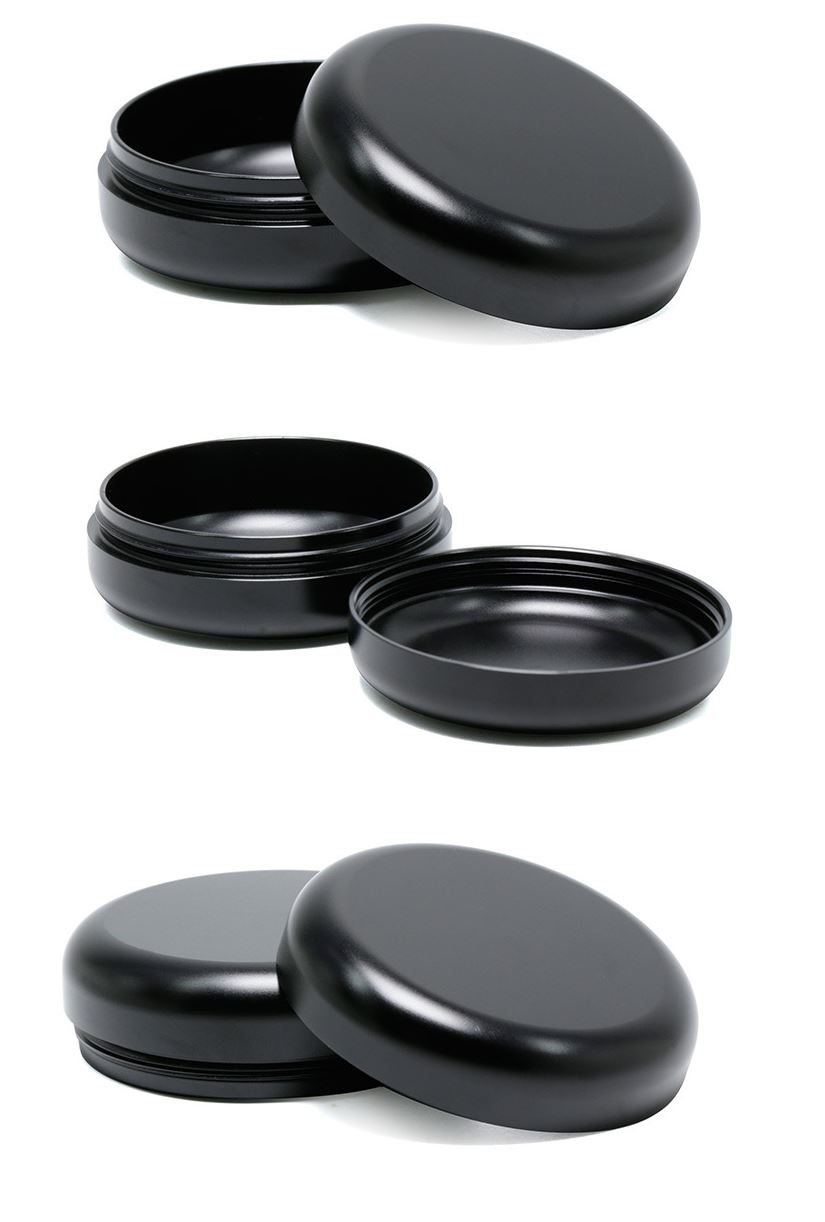 [1003] กล่องเก็บสมุนไพร กลม 2ขนาด Aluminum กันชื้น กันฝุ่น เก็บยา