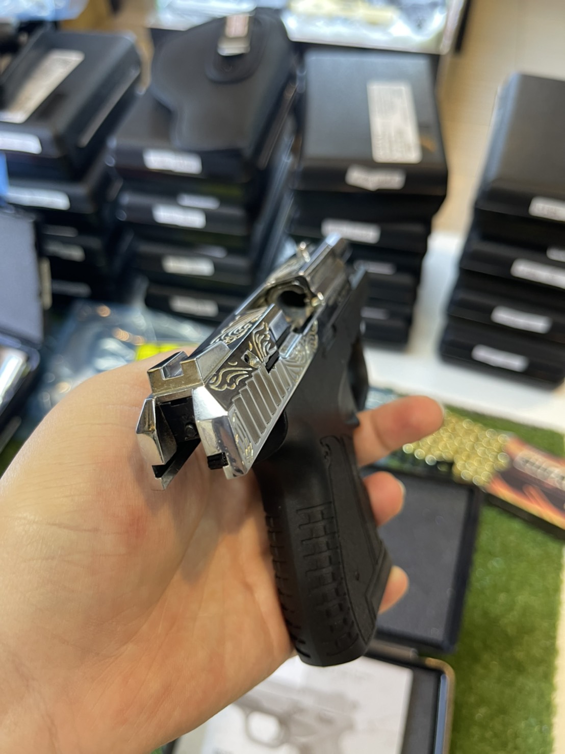 ZORAKI M906TD เงินเงา-ลายไทย