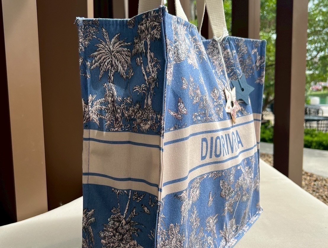 กระเป๋าสะพาย Dior Riviera Blue Tote Bag 2025