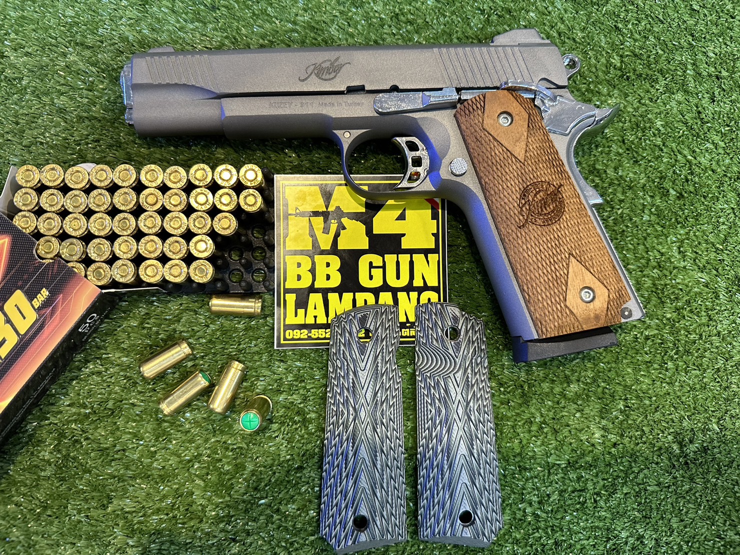 KUZEY M1911 ลาย KIMBER ลำกล้อง 5" สีสโมค