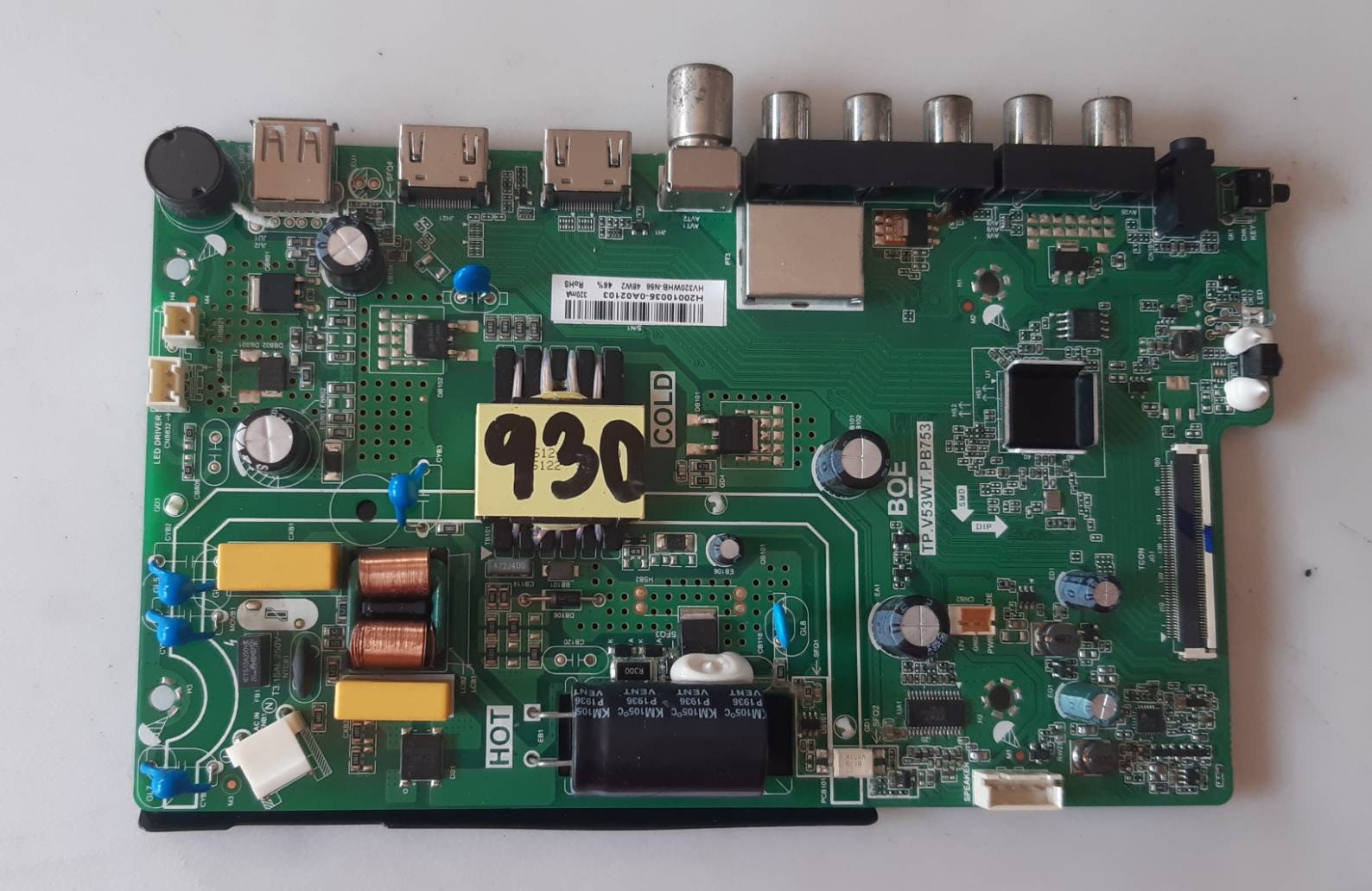 อันที่ 930 Aconatic 32HD511AN ซีสเตร็ม TP.V53WT.PB753 ดีเทสแล้ว