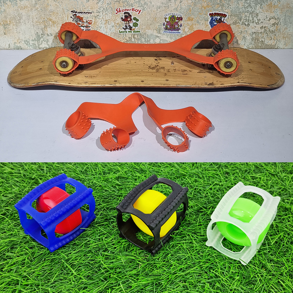 [0320] ยางล็อคล้อ สำหรับฝึกสเก็ตบอร์ด 50-60mm เทคนิคต่างๆ tictac ollie kickflip