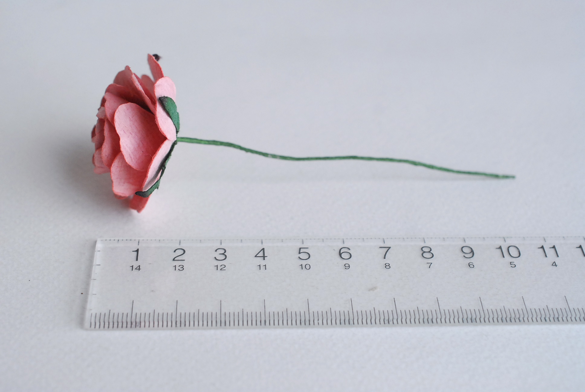 ดอกไม้กระดาษสา ดอกกุหลาบกระดาษสา ดอกไม้กุหลาบ ดอกไม้ประดิษฐ์ สำหรับตกแต่ง หรืองานแต่งงาน สีชมพูตุ่น color code #106 ขนาด 3.5 cm. จำนวน 25 ดอก Paper flowers, handmade flowers, small roses paper size 3.5 cm. 25 pieces, pink dusty color.