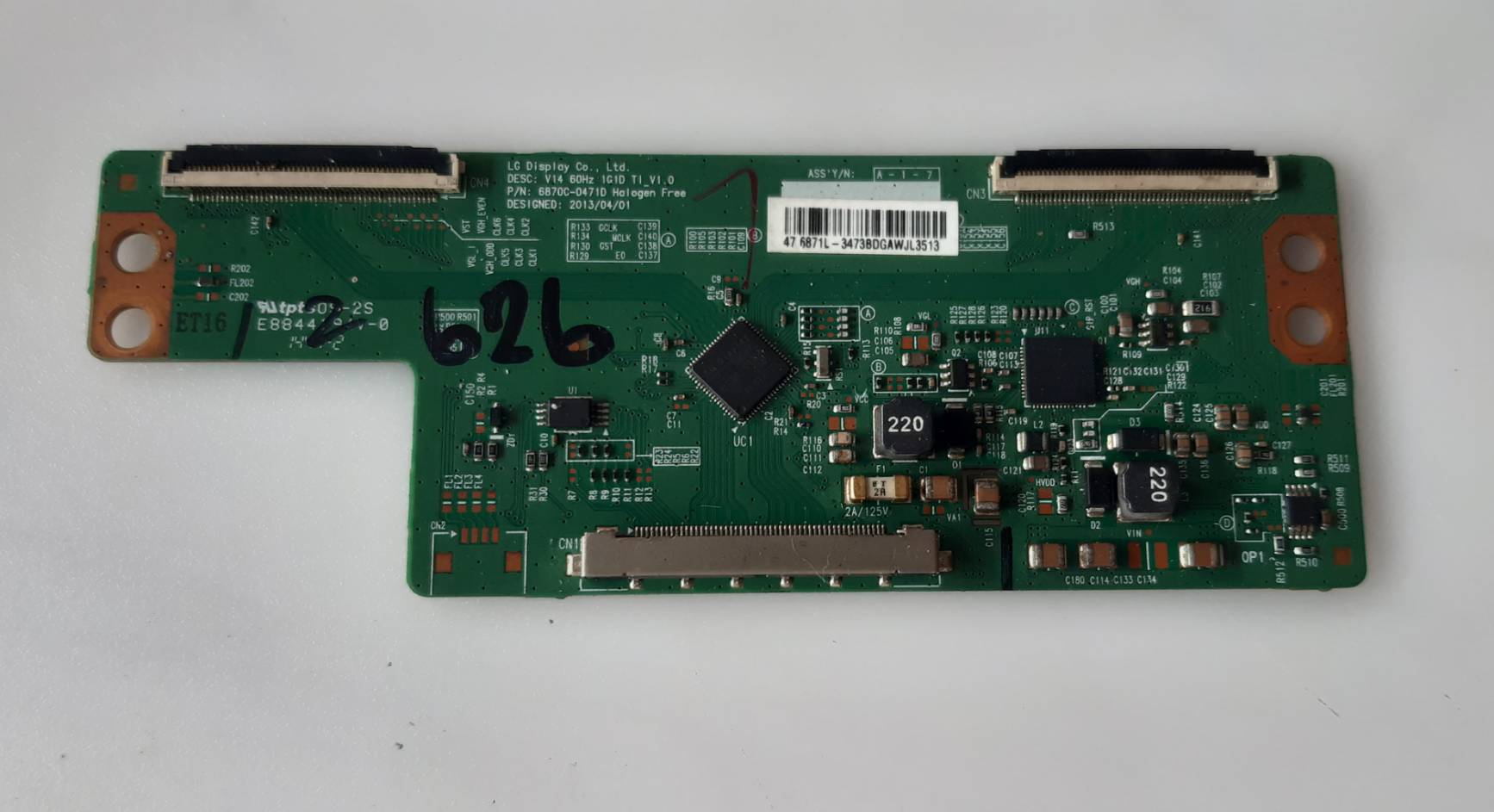 อันที่ 626 TOSHIBA 47L2450VT ทีคอน 6870C-0471D ดีเทสแล้ว