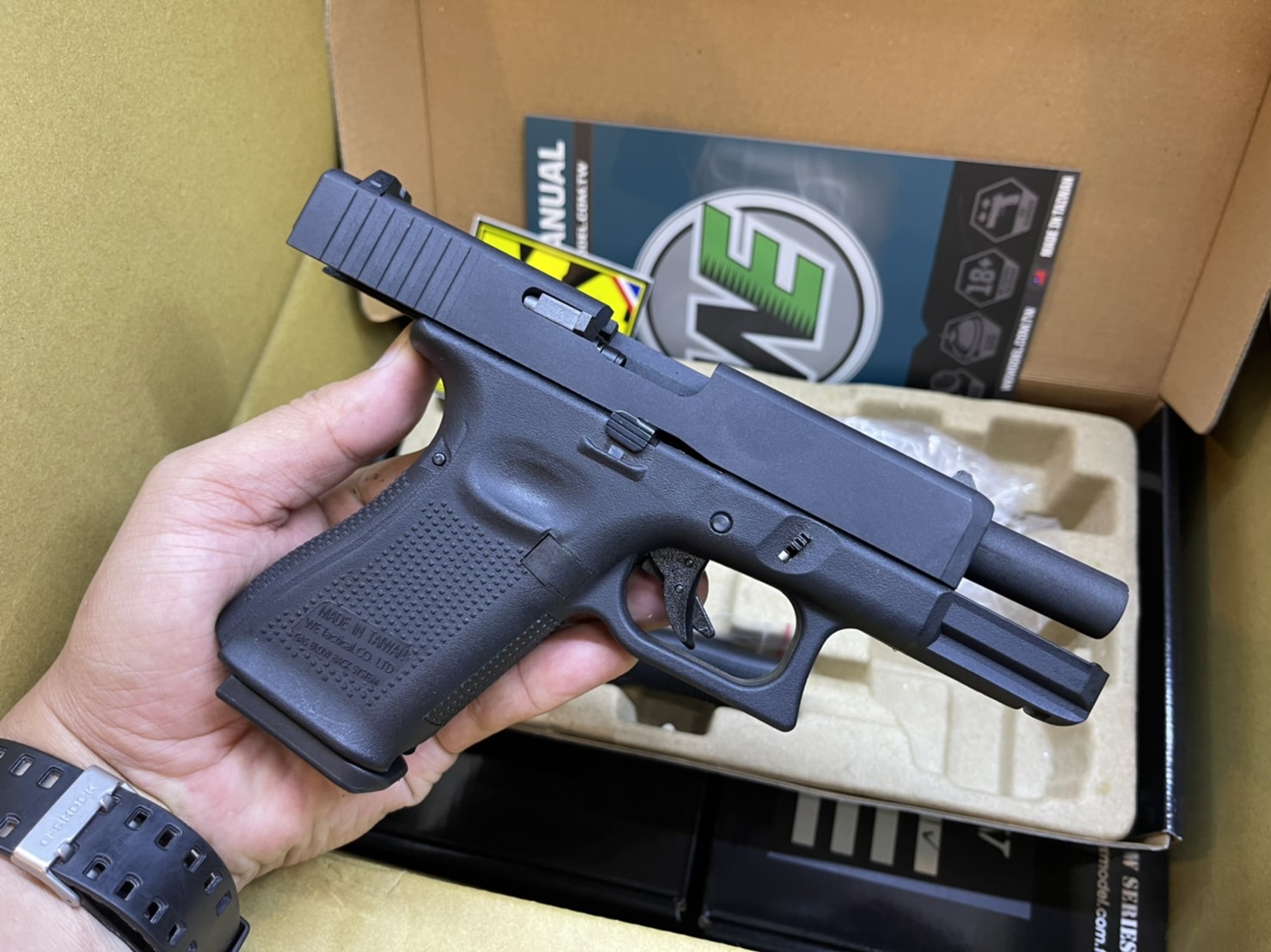 WE Glock 19 Gen 5 - สีดำ