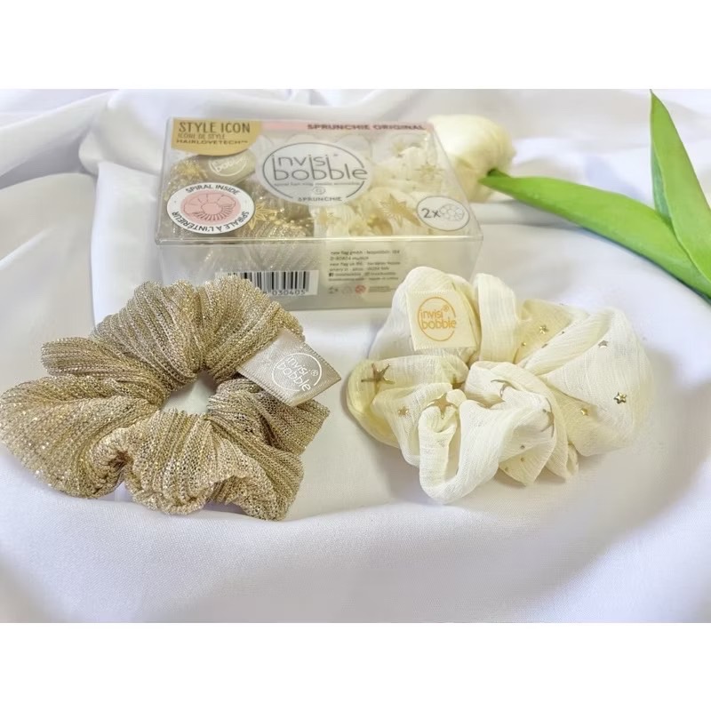 ยางรัดผม Invisibobble Sprunchies Set • รุ่น Bring on the Night มี 2 ชิ้น