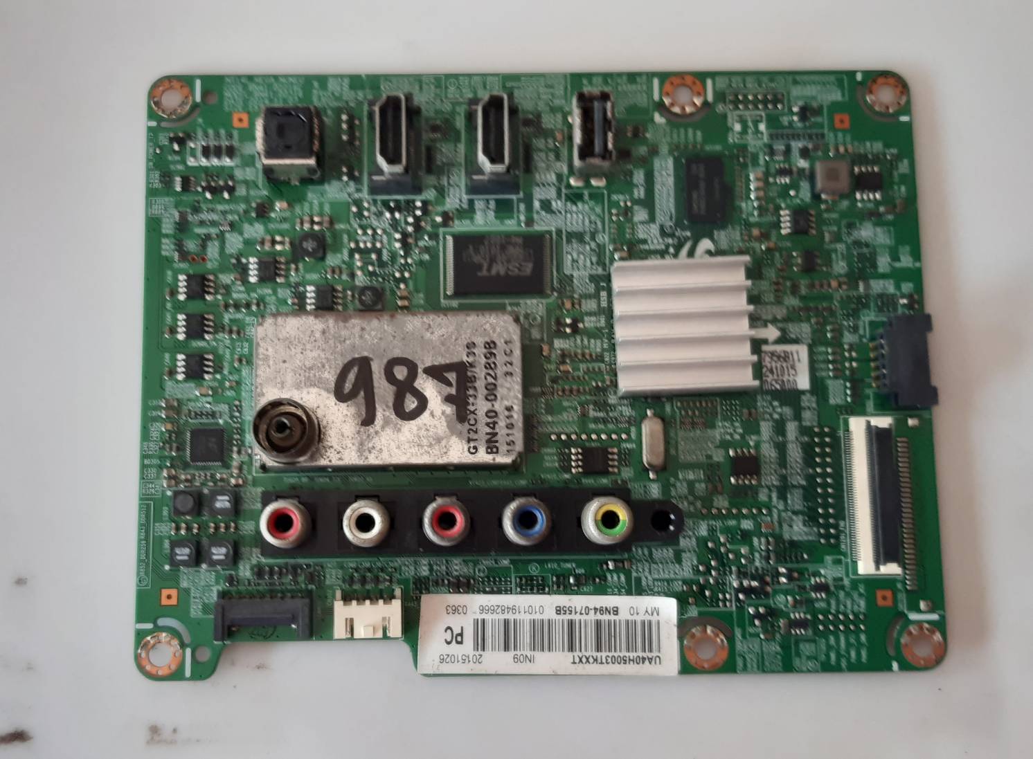 อันที่ 987 Samsung UA40H5003TK ซีสเตร็ม BN41-02216 ดีเทสแล้ว 51PIN