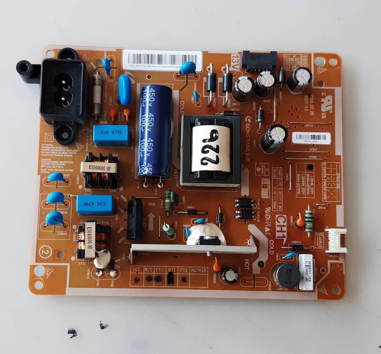 อันที่ 226 Samsung UA32FH4003K ซัฟฟลาย BN44-00767A ดีเทสแล้ว