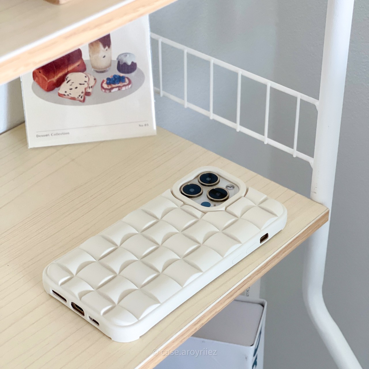 waffle tpu case เคสลายวาฟเฟิล