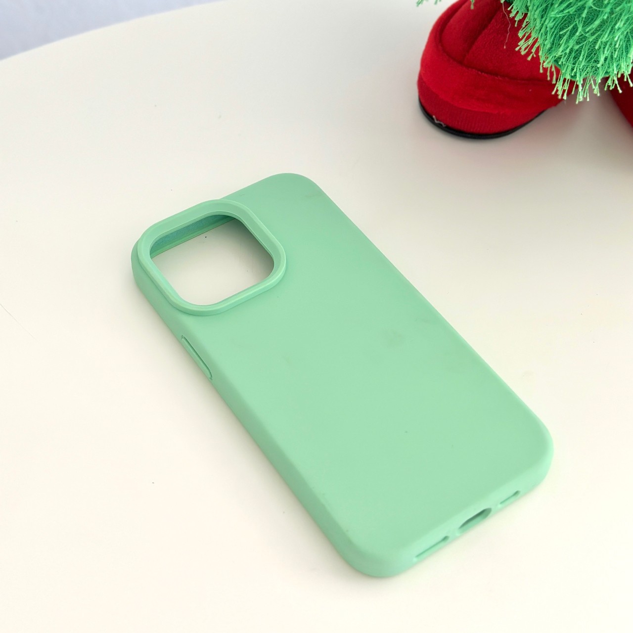 Silicone premium Case v.2 (pastel green colors)