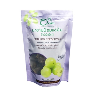805 [อมาลิกา] มะขามป้อมแช่อิ่ม ไม่มีเม็ด (ซองม่วง) 150g.