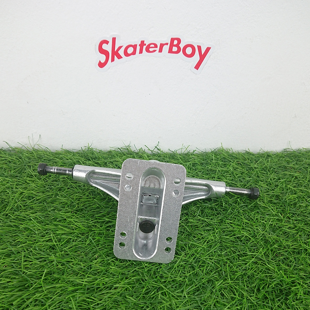 [0306] Surf truck (short spring). Can be fully turned. Bolt holes are threaded. Width 6.25 inches, height 2.5 inches. Great value.