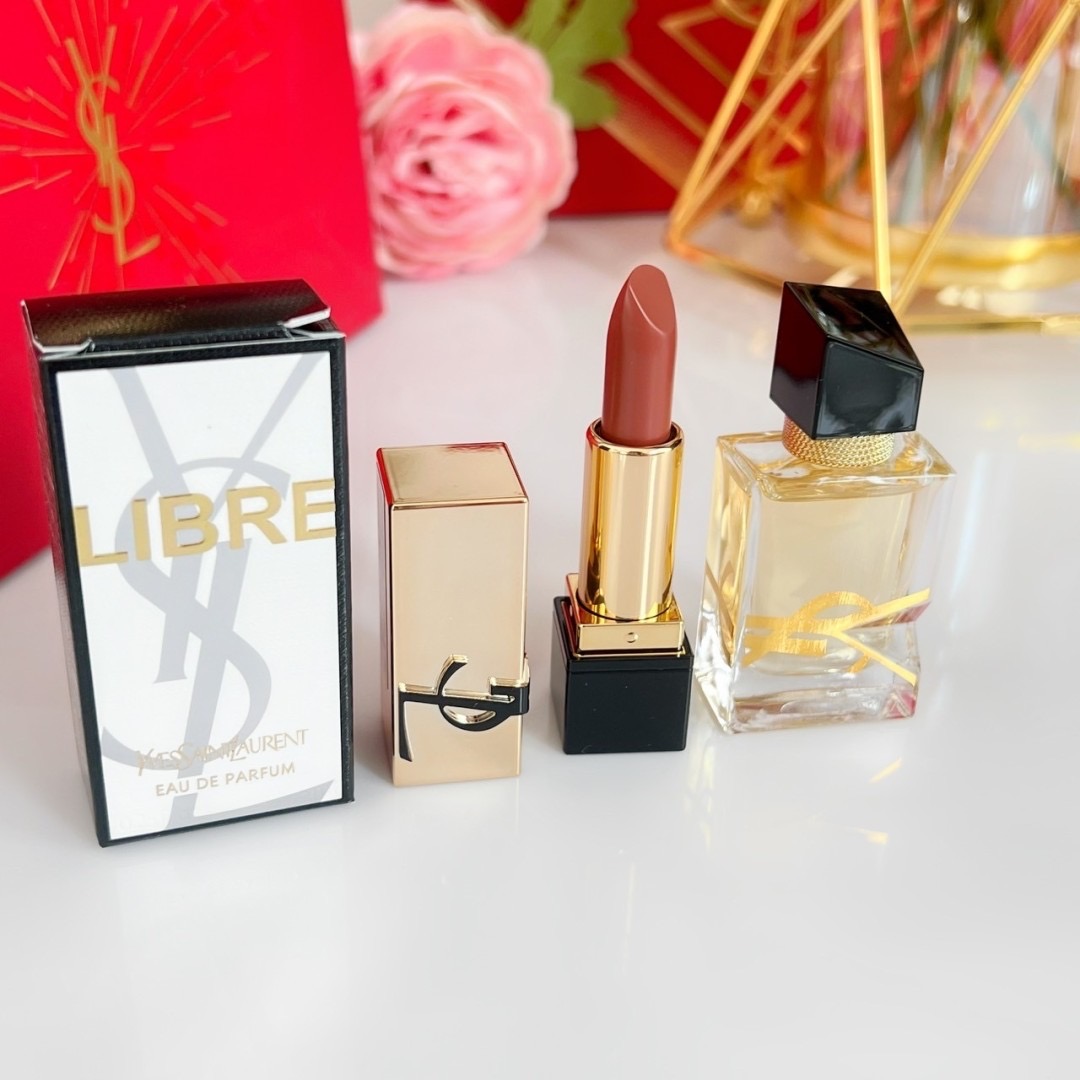 เซ็ทน้ำหอมจิ๋ว YSL Libre EDP & Rouge Lipstick Mini Set