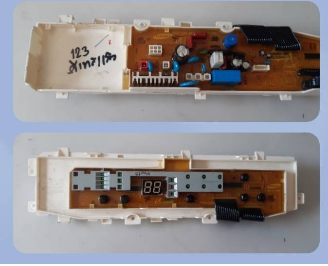 อันที่ 123 บอร์ดเครื่องซักผ้า ซัมซุง WA85U7(WA85U7SECXST) พาร์ท MFS-UE80NCC-T2 แผงคีย์กด DC61-01752A ดีเทสแล้ว