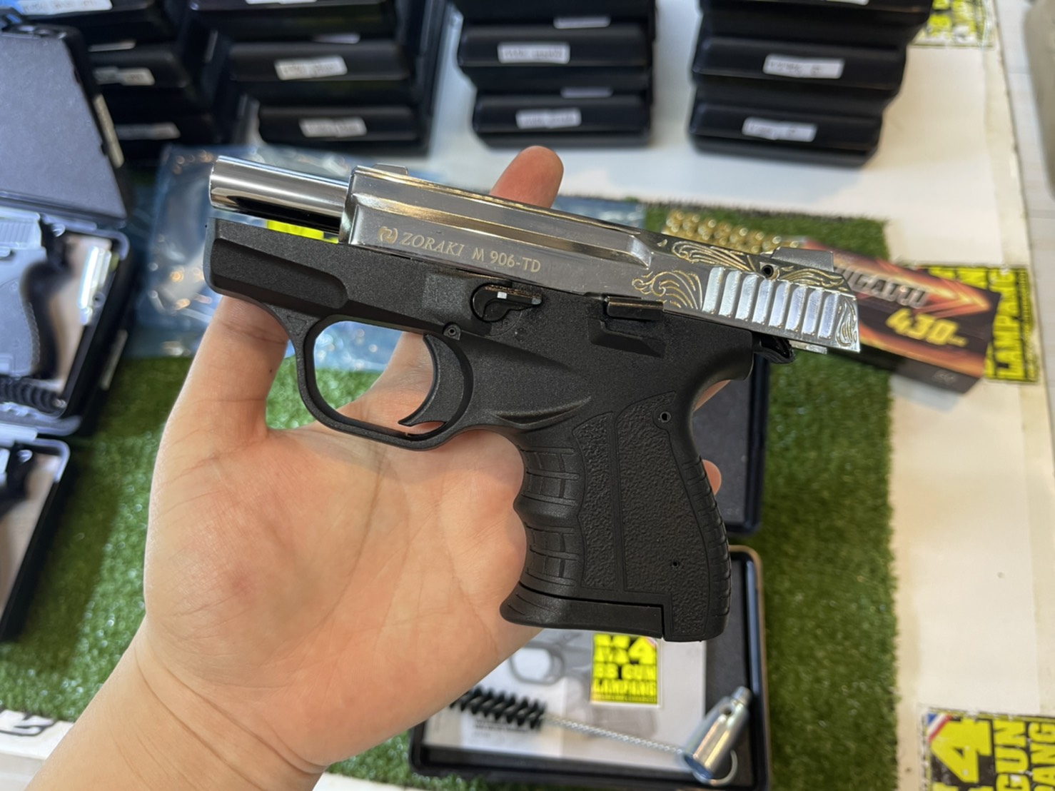 ZORAKI M906TD เงินเงา-ลายไทย