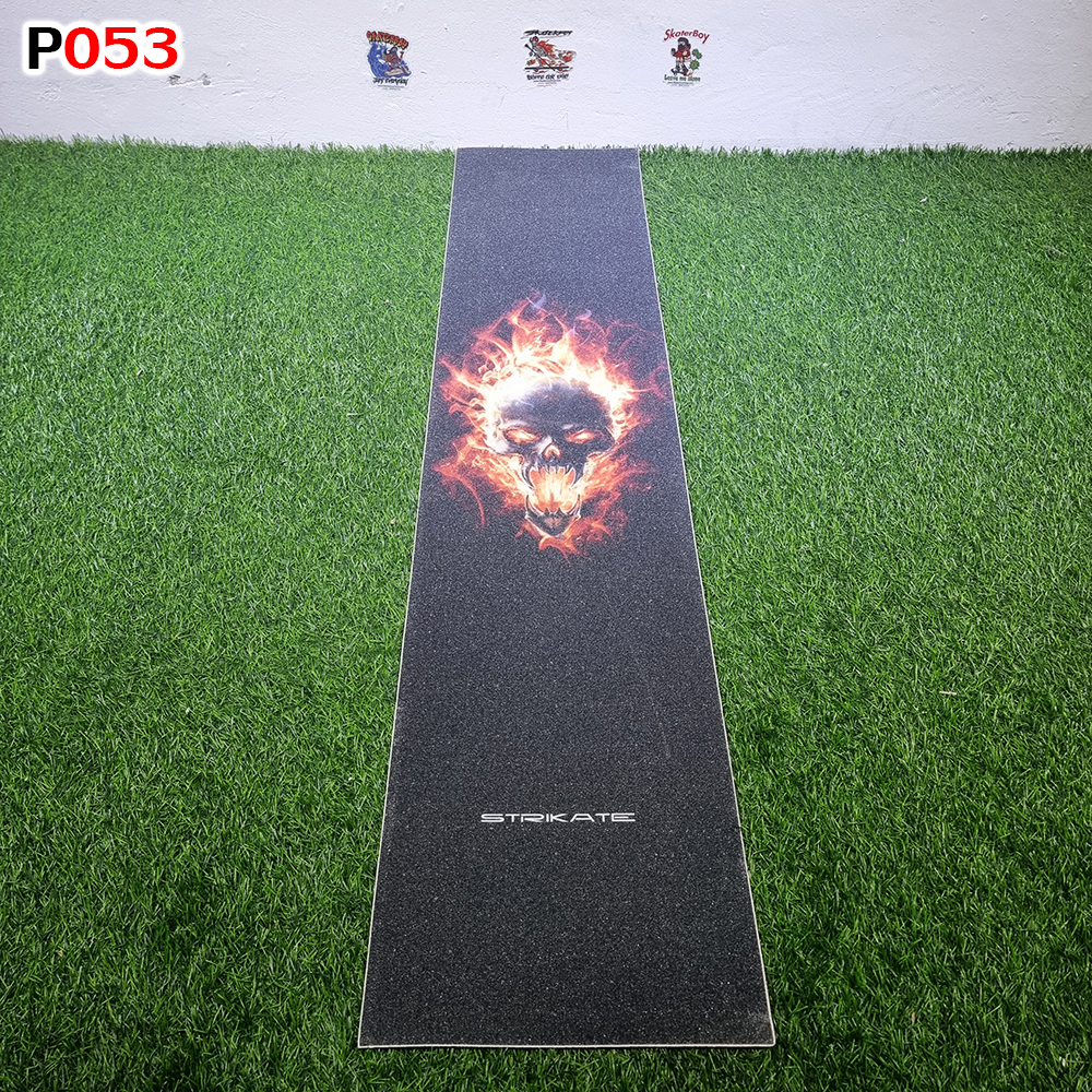 0303 สติ๊กเกอร์ กระดาษทราย 120x26 cm สำหรับ สเก็ตบอร์ด เซิร์ฟสเก็ต ลองบอร์ด Graphic Grip Tape skateboard longboard surf skate