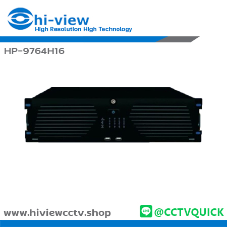 เครื่องบันทึก HIVIEW NVR รุ่น HP-9764H16 จำนวน 64 ช่อง