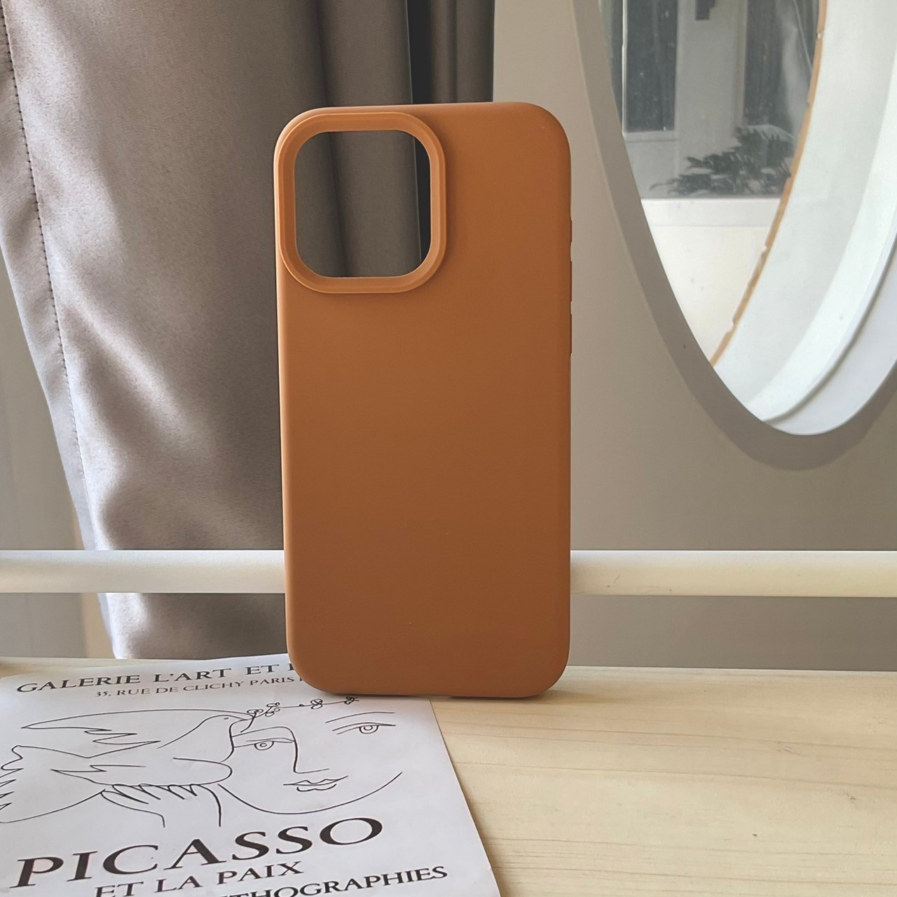 Silicone premium case v.3 (brownie colors)