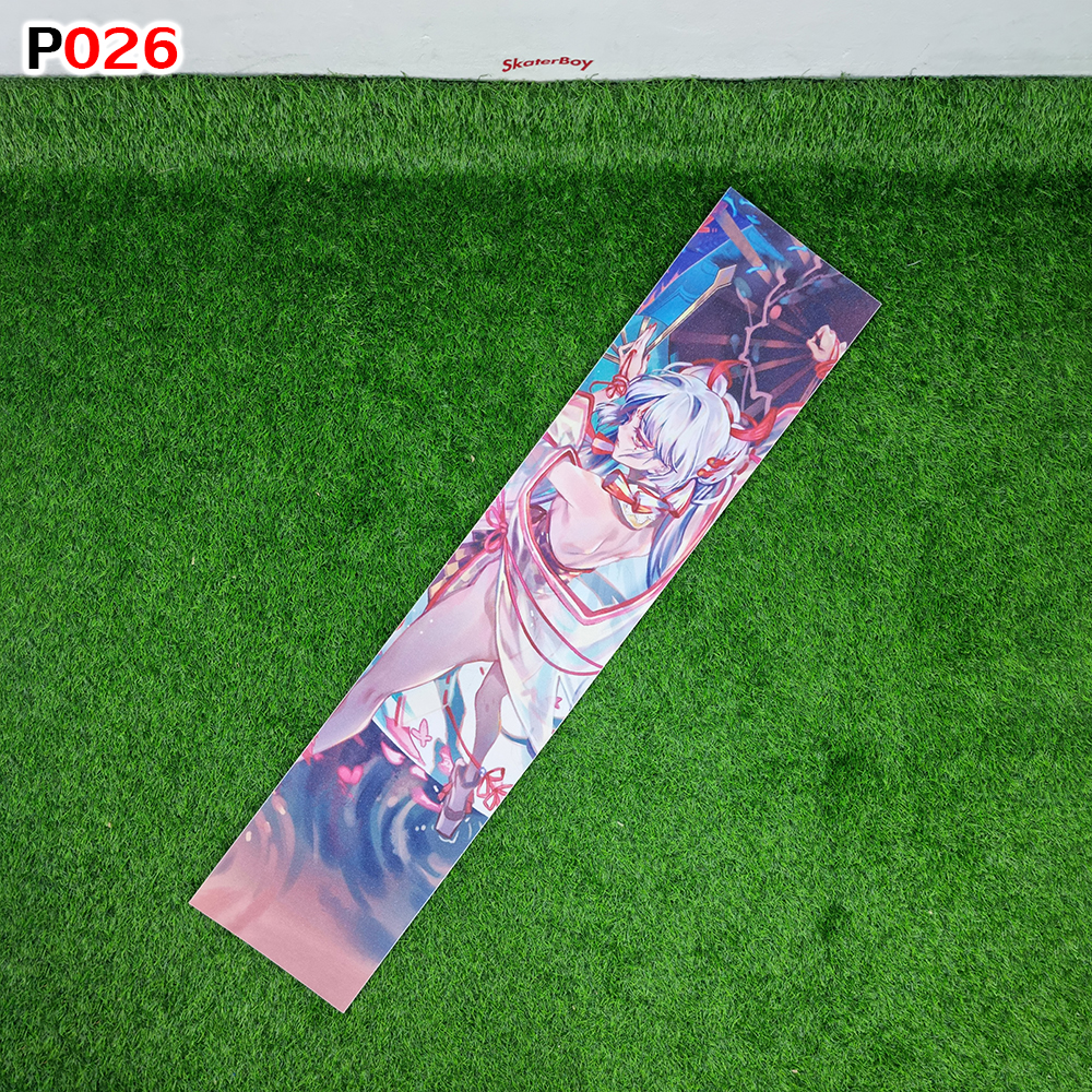 0303 สติ๊กเกอร์ กระดาษทราย 120x26 cm สำหรับ สเก็ตบอร์ด เซิร์ฟสเก็ต ลองบอร์ด Graphic Grip Tape skateboard longboard surf skate