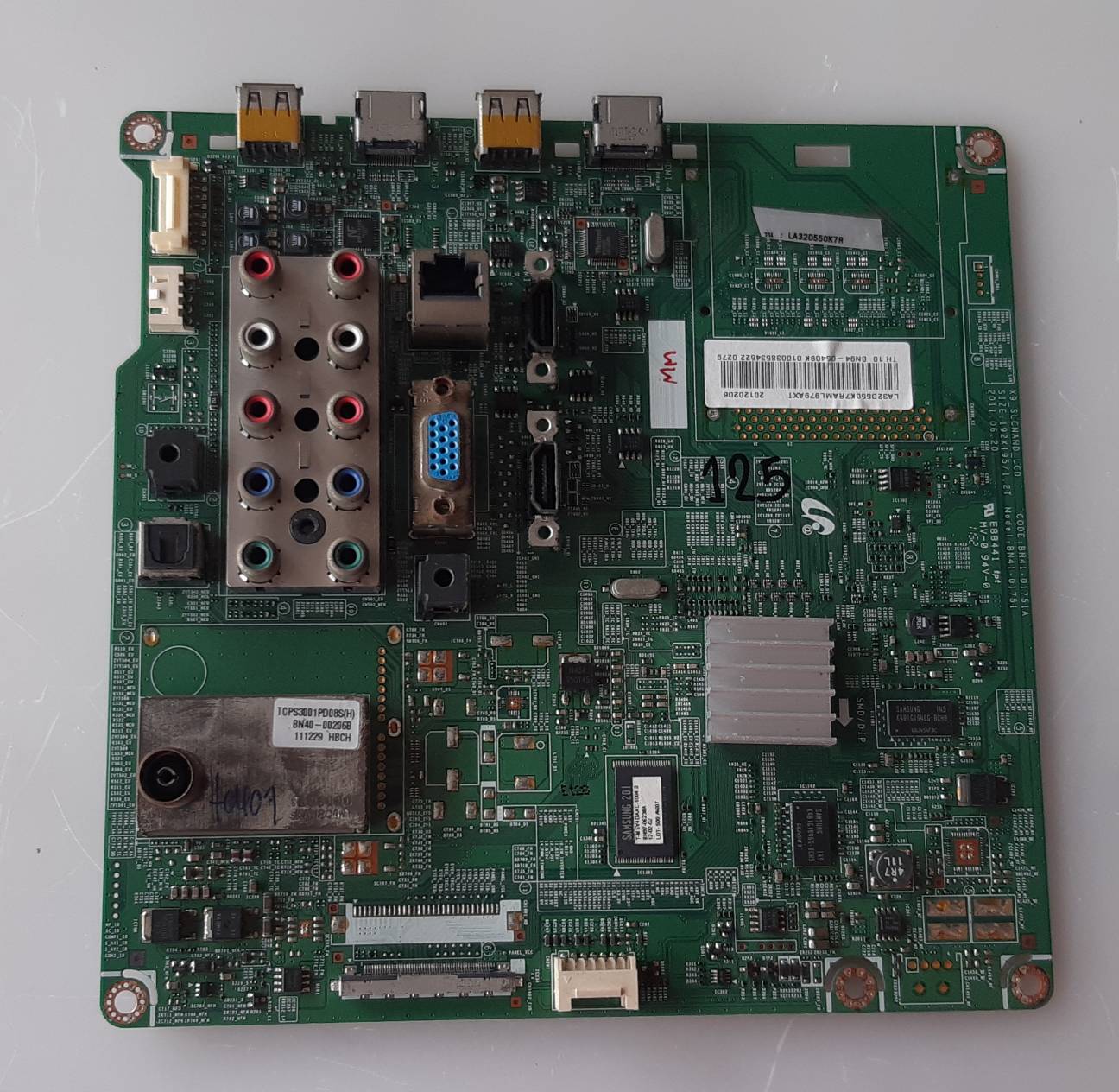 อันที่ 125 Samsung LA32D550K7R ซีสเตร็ม BN41-01751 BN94-05409K ดีเทสแล้ว 51pin