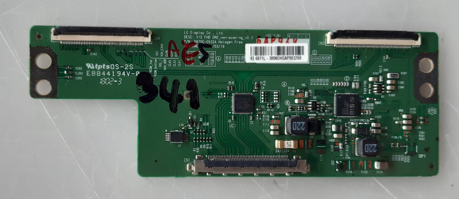 อันที่ 341 LG 43LK5400PTA ทีคอน 6870C-0532A ดีเทสแล้ว